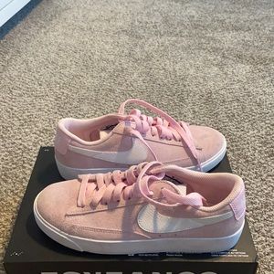 Pink Nike sneakers